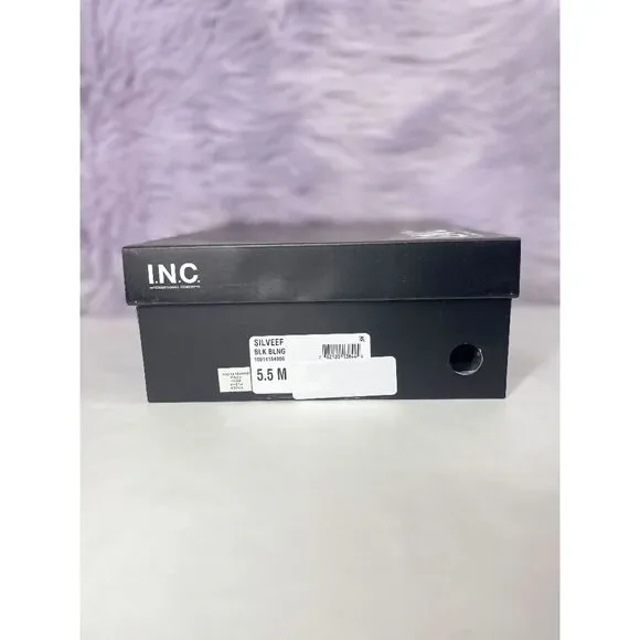 INC International Concepts Women's Silvee Bow Pumps - Black Bling 5.5M - Picture 6 of 7